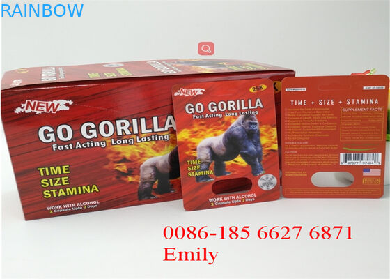 Bolha plástica da impressão UV que empacota o tamanho personalizado para comprimidos medicinais