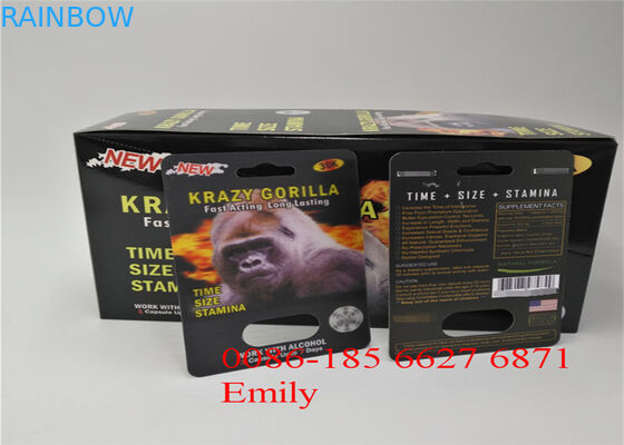 Cartão da bolha do OEM que empacota para aumentar o empacotamento máximo das cápsulas do homem