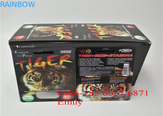 Cartão da bolha do OEM que empacota para aumentar o empacotamento máximo das cápsulas do homem