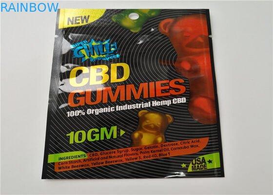 Material matte de empacotamento do incenso erval OPP da folha de alumínio com cor transparente