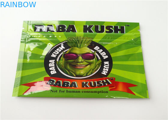 Material matte de empacotamento do incenso erval OPP da folha de alumínio com cor transparente