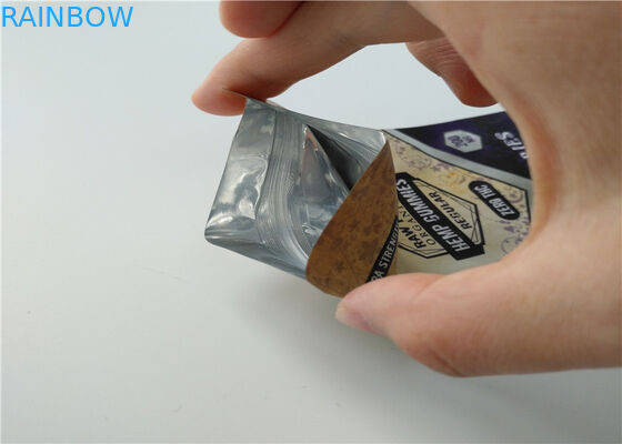 Incenso erval do tamanho pequeno que empacota o logotipo feito sob encomenda impresso com a camada de alumínio laminada