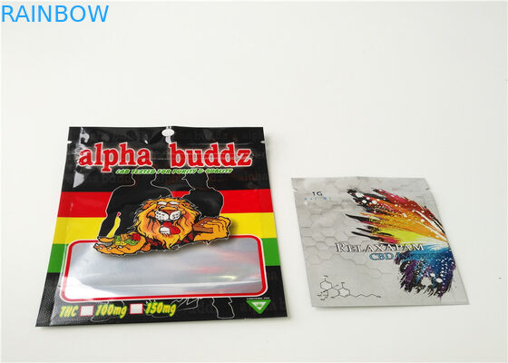 Incenso erval do tamanho pequeno que empacota o logotipo feito sob encomenda impresso com a camada de alumínio laminada