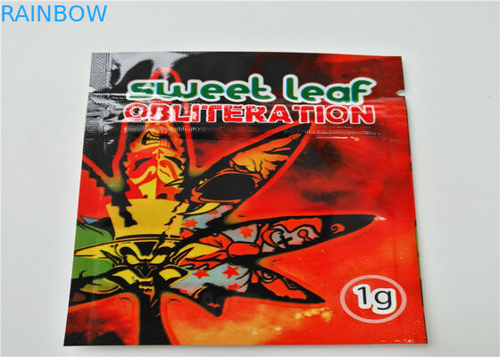 Incenso erval do tamanho pequeno que empacota o logotipo feito sob encomenda impresso com a camada de alumínio laminada