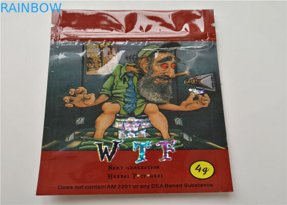 Incenso erval do tamanho pequeno que empacota o logotipo feito sob encomenda impresso com a camada de alumínio laminada