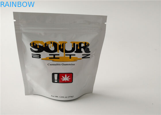 Abotoe a impressão de empacotamento do Gravure do incenso erval do fechamento com selo hermético do zíper