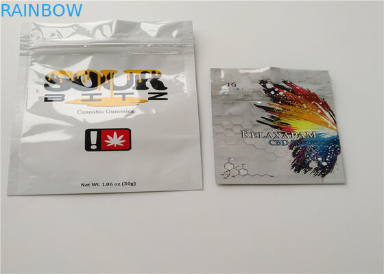 Incenso erval Resealable que empacota, sacos plásticos de THC do zíper para o empacotamento do comprimido