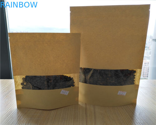 O alimento Resealable do papel do zíper ensaca a impressão a cores completa de grande resistência para a porca dos frutos secos