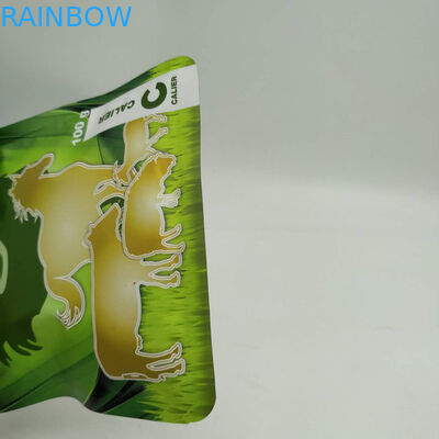 A cor da impressão levanta-se malotes para o empacotamento de alimento da galinha/pato/vaca