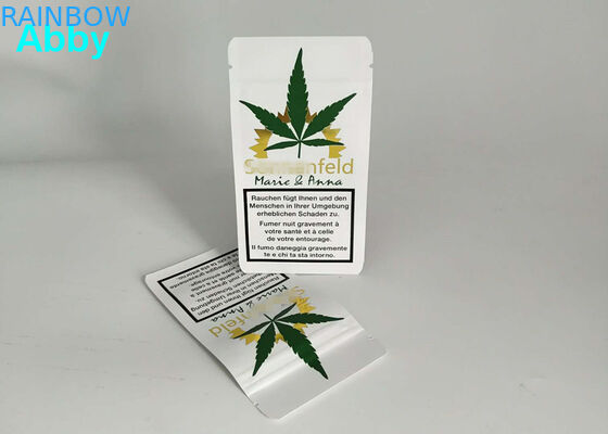 A folha de alumínio de Matt do ouro da impressão ensaca o reforço 10000 MOQ do lado da barreira de gás