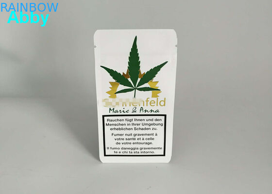 A folha de alumínio de Matt do ouro da impressão ensaca o reforço 10000 MOQ do lado da barreira de gás