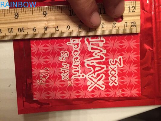 Incenso erval que empacota, sacos plásticos da prova do cheiro do zíper para o empacotamento de alimento