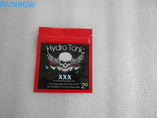 Incenso erval que empacota, sacos plásticos materiais da barreira alta do zíper do PE