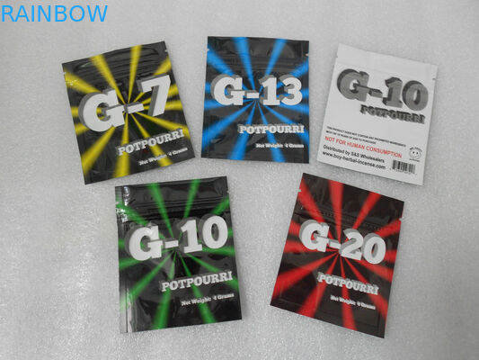 Empacotamento erval autoadesivo do incenso a favor do meio ambiente para cápsulas de CBD