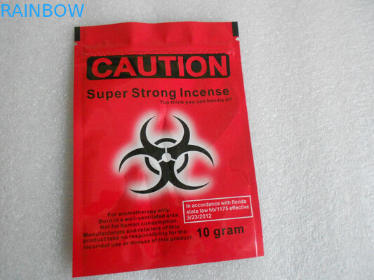 Materiais laminados levantam-se a impressão da rotogravura do malote com furo redondo do cair