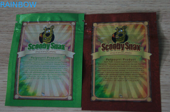 Materiais laminados levantam-se a impressão da rotogravura do malote com furo redondo do cair