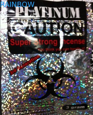 Materiais laminados levantam-se a impressão da rotogravura do malote com furo redondo do cair