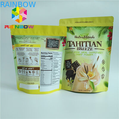 A folha de alumínio laminada lustrosa ensaca 100mircon para cookies do cozimento do açúcar