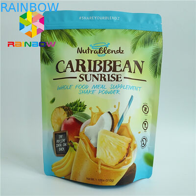 A folha de alumínio laminada lustrosa ensaca 100mircon para cookies do cozimento do açúcar