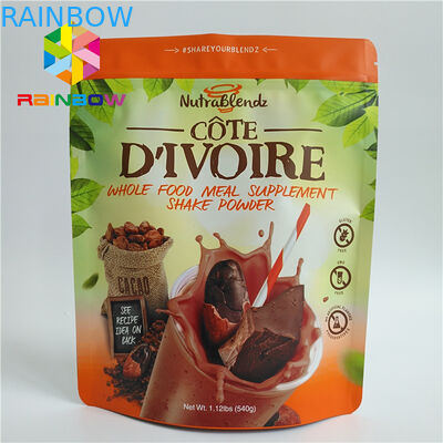 A folha de alumínio laminada lustrosa ensaca 100mircon para cookies do cozimento do açúcar