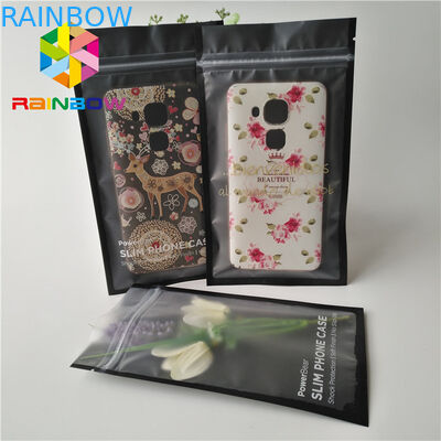 Os malotes plásticos personalizados que empacotam 1,6 x 8cm para lados móveis do cabo 3 selaram o saco para o saco do noni do fruto do petisco