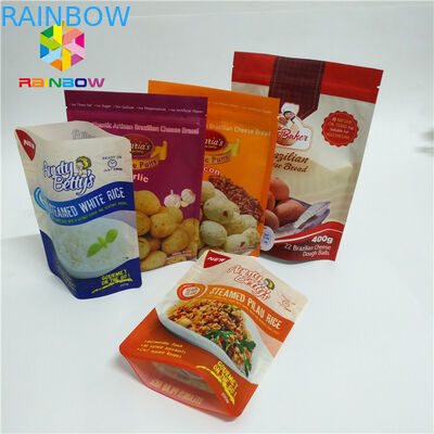 Colorido levante-se a superfície de Matt dos sacos do malote com os entalhes Ziplock superiores do rasgo