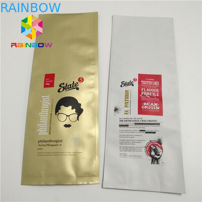 Malotes plásticos que empacotam, sacos do tamanho grande da folha de alumínio com lado do selo do quadrilátero da válvula