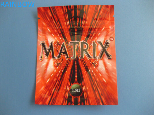 Ravure que imprime o material lateral da folha de Mylar do malote do selo três com o punho da parte superior de Ipper