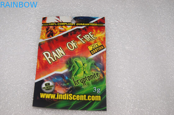 Ravure que imprime o material lateral da folha de Mylar do malote do selo três com o punho da parte superior de Ipper