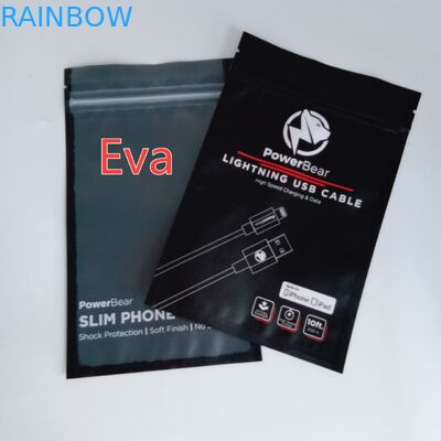 Sacos selados plástico de suspensão do furo para o empacotamento dos carregadores do carro da parede de USB