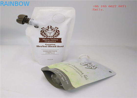 Malote reusável do bico que empacota o produto comestível plástico do aperto para o suco de fruto