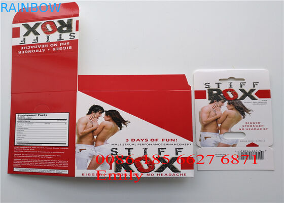 Cartão da bolha da cor de CMYK que empacota para os comprimidos masculinos do sexo 12000 PCes MOQ