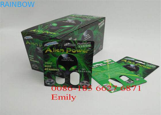 Cartão da bolha da cor de CMYK que empacota para os comprimidos masculinos do sexo 12000 PCes MOQ