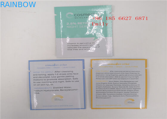 Saco de empacotamento cosmético impresso costume