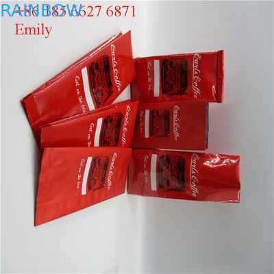 Dos sacos materiais da folha de alumínio do ANIMAL DE ESTIMAÇÃO efeito lustroso da cor com laço 10000pcs da lata