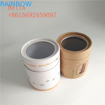 Eco - caixa de papel amigável que empacota a forma personalizada com janela clara