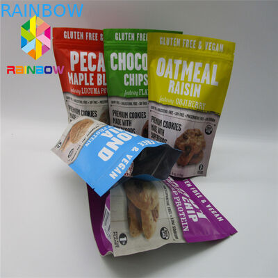 Embalagem de bolsas de lanches em gravura 8 cores com material multicamadas