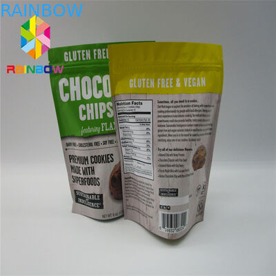 Embalagem de bolsas de lanches em gravura 8 cores com material multicamadas