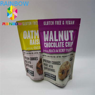 Embalagem de bolsas de lanches em gravura 8 cores com material multicamadas