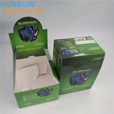 Custom Small Size Counter Display Box Zipper Top Sealing para Grão de Café