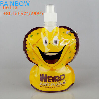 Embalagens personalizadas para sacos de água, sacos líquidos claros reutilizáveis para bebidas.