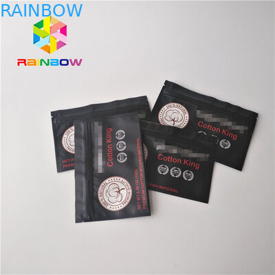 Levante-se sacos do selo do fecho de correr para as almofadas de algodão redondas Fr-20181019-2 da beleza da composição facial