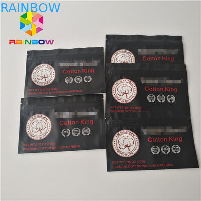 Levante-se sacos do selo do fecho de correr para as almofadas de algodão redondas Fr-20181019-2 da beleza da composição facial