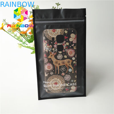 O costume do material plástico impresso levanta-se malotes para o caso do telefone celular