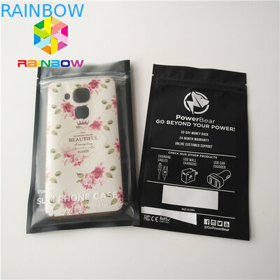 Os malotes plásticos reciclados Ziplock que empacotam, costume de USB impresso levantam-se malotes