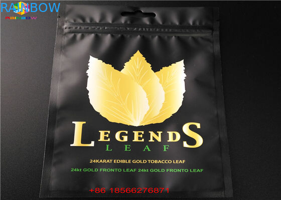 A folha de alumínio ensaca os malotes plásticos que empacotam o lado três selado com Ziplock superior