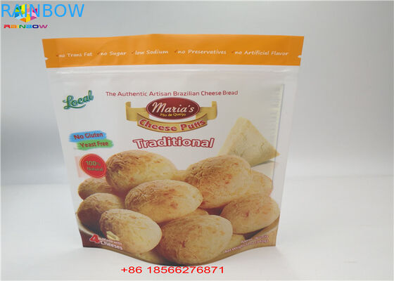 A folha de alumínio ensaca os malotes plásticos que empacotam o lado três selado com Ziplock superior