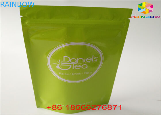 A folha de alumínio ensaca os malotes plásticos que empacotam o lado três selado com Ziplock superior