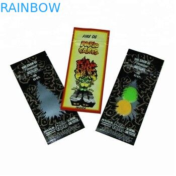 Mylar impresso costume ensaca os cartuchos de CBD Vape que empacotam o saco o saco pequeno do zíper do tamanho para o tanque de Vape