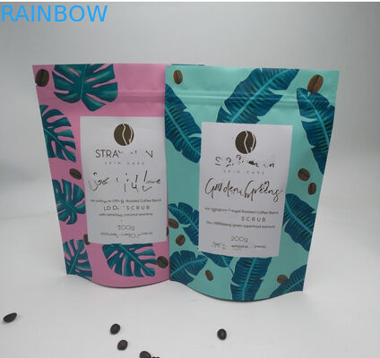 O produto comestível levanta-se o revestimento matte da folha feita sob encomenda plástica dos sacos do malote para a embalagem do chá